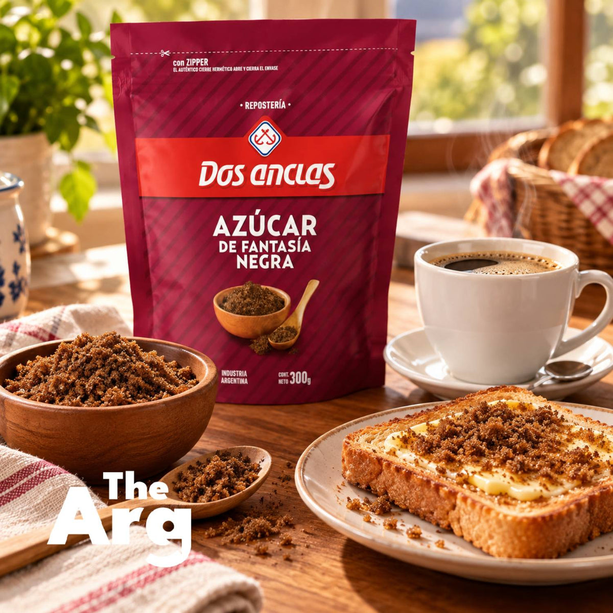 Dos Anclas Black Decorative Sugar | 300g Doypack