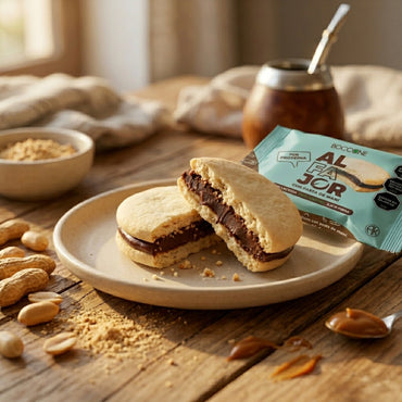 Boccone Vegan Argentine Alfajores – Cornstarch Cookies with Peanut Cocoa Filling