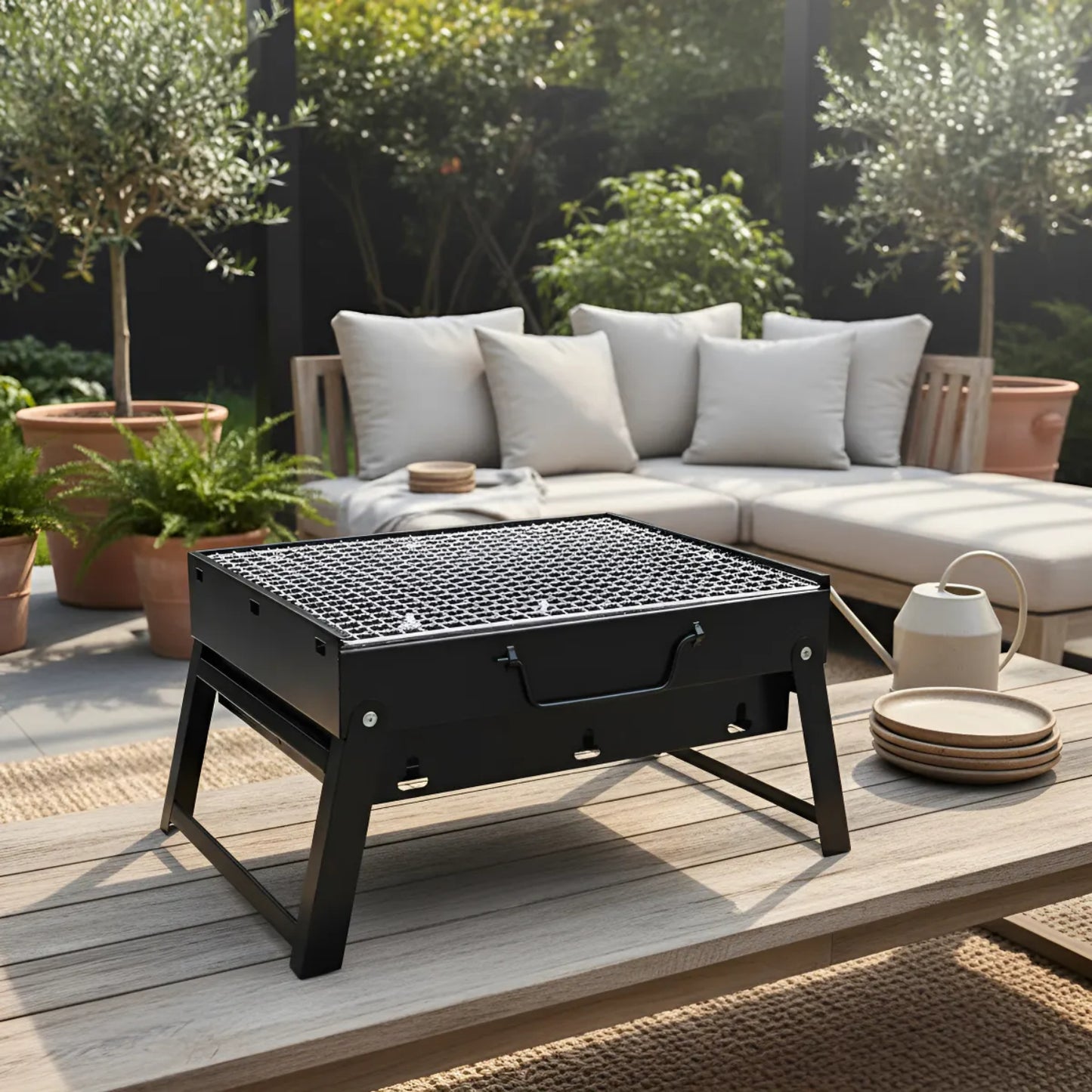 Brasero de Mesa Portatil Plegable - BBQ &amp; Asado Grill, Outdoor Grill