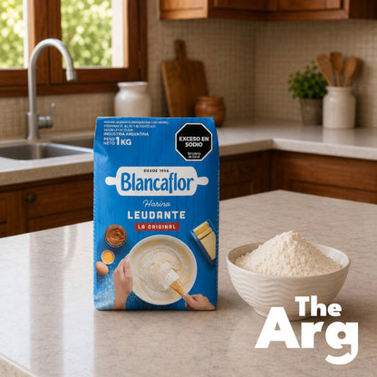 Blancaflor Self-Rising Wheat Flour 1kg | Argentine Leavening Flour