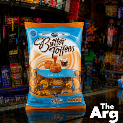 Arcor Butter Toffees Caramel Milk Flavor Candies 822g