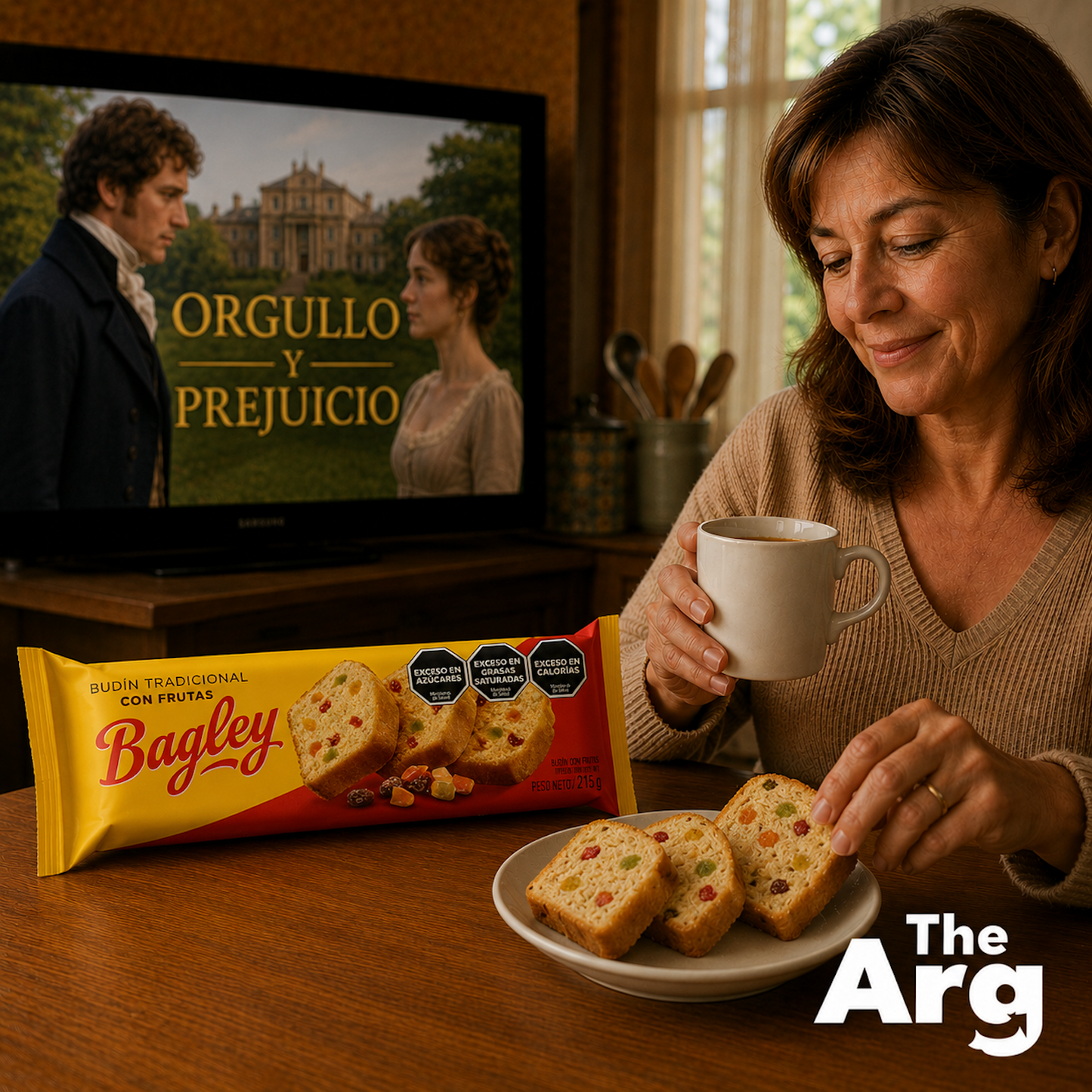 Bagley Premium Traditional Fruit Pound Cake 215g / 7.6oz | Classic Argentine Budín