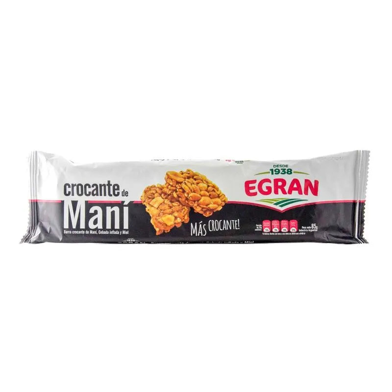 Egran - Crispy Puffed Bar with Peanuts and Honey 60g