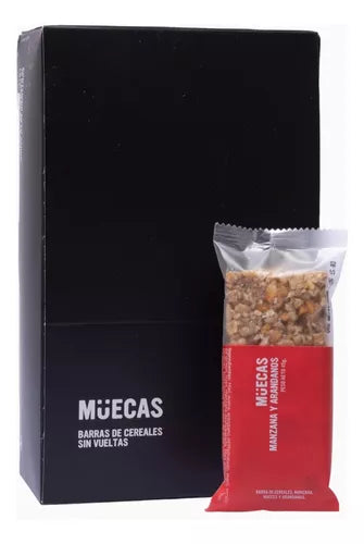 Muecas Apple and blueberries Cereal Bar Box of 16u. 720g/1.58lb