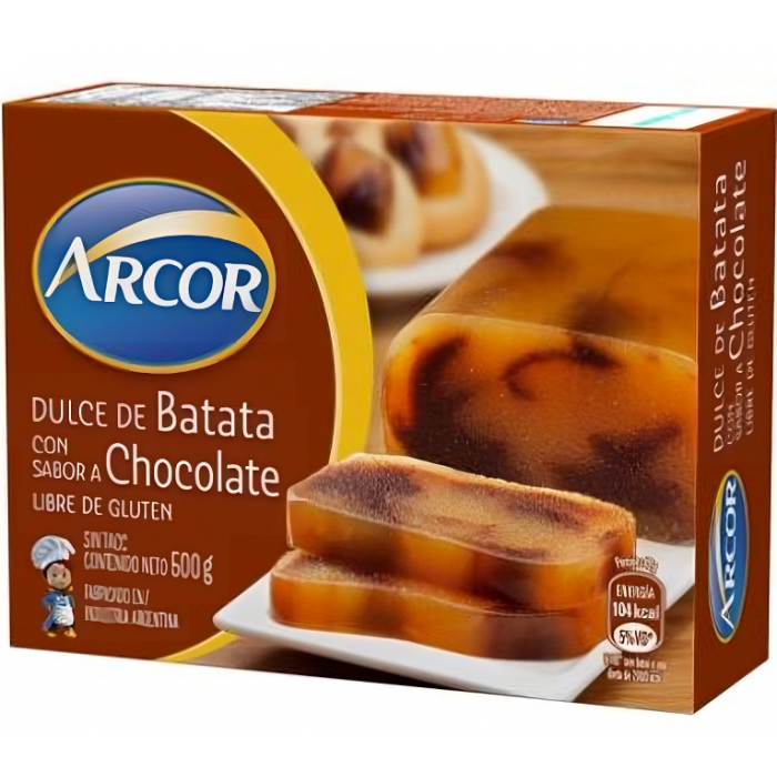 Dulce de Batata con Chocolate "Arcor" 500g / 1.1Lb