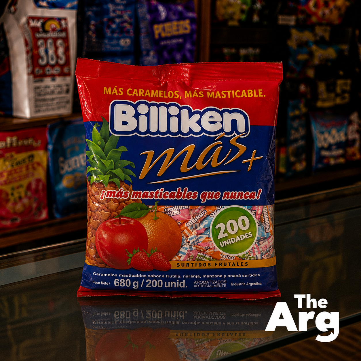 Billiken Más Soft Candies Assorted Fruit Flavors 600g / 21.16 oz