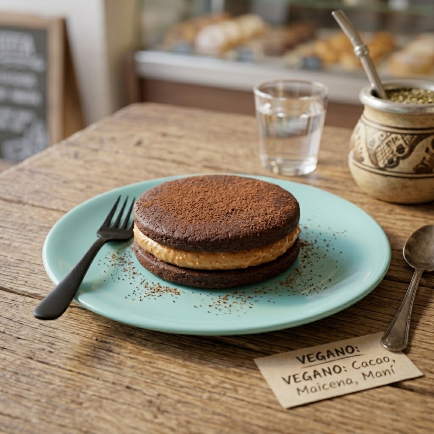 Boccone Vegan Argentine Alfajores – Cornstarch & Cocoa Cookies with Peanut Filling
