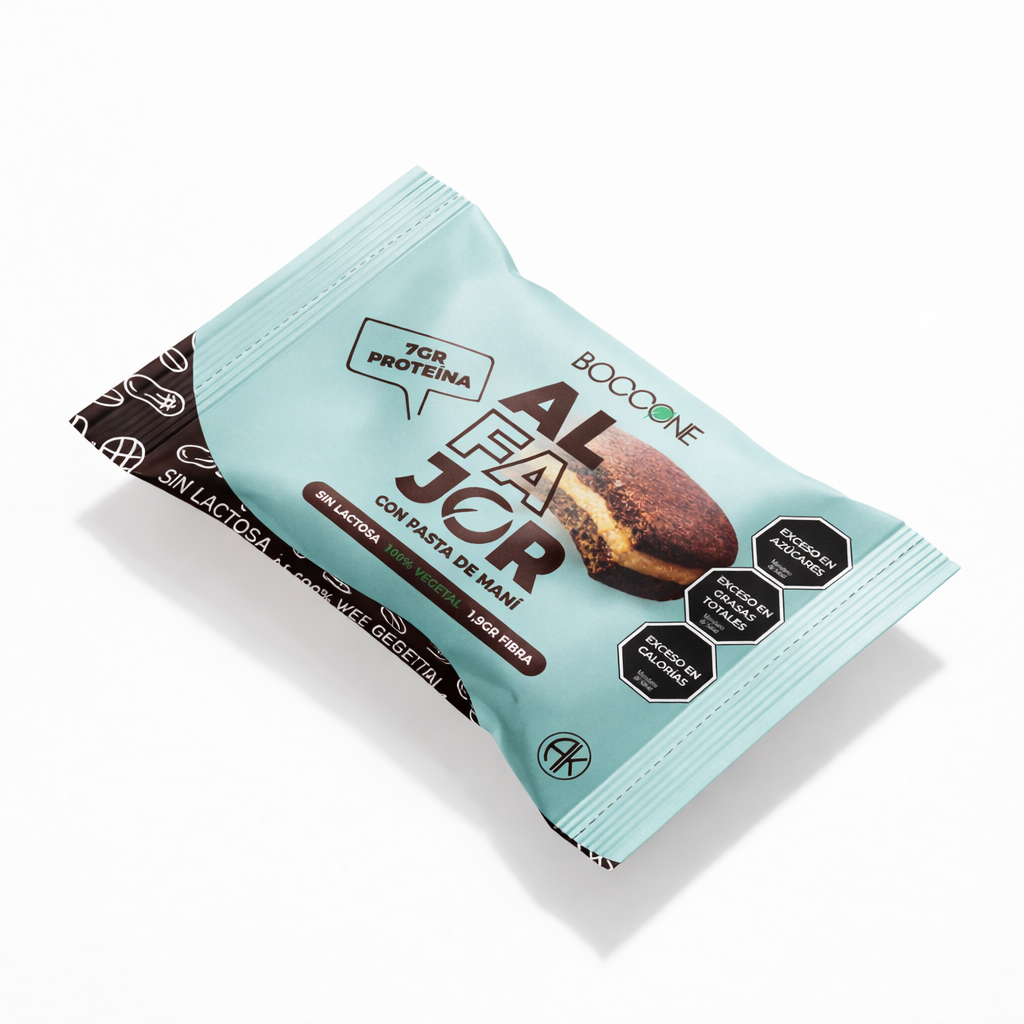 Boccone Vegan Argentine Alfajores – Cornstarch & Cocoa Cookies with Peanut Filling