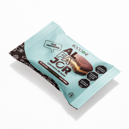 Boccone Vegan Argentine Alfajores – Cornstarch & Cocoa Cookies with Peanut Filling
