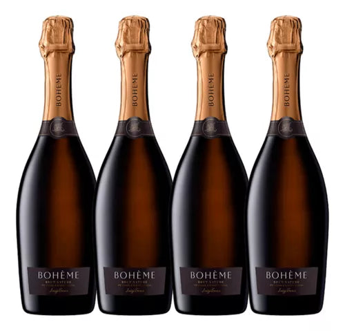 Luigi Bosca Brut Nature Boheme Sparkling Wine 750ml (4 Bottles)