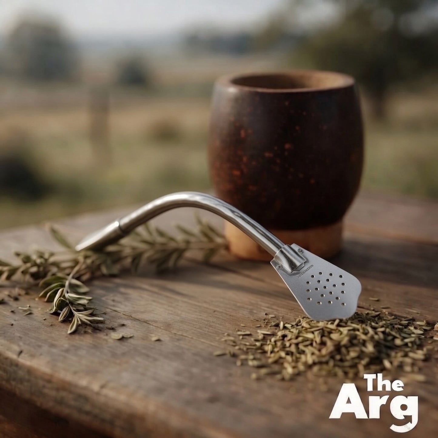 Changüi Flamenco Stainless Steel Mate Bombilla Straw