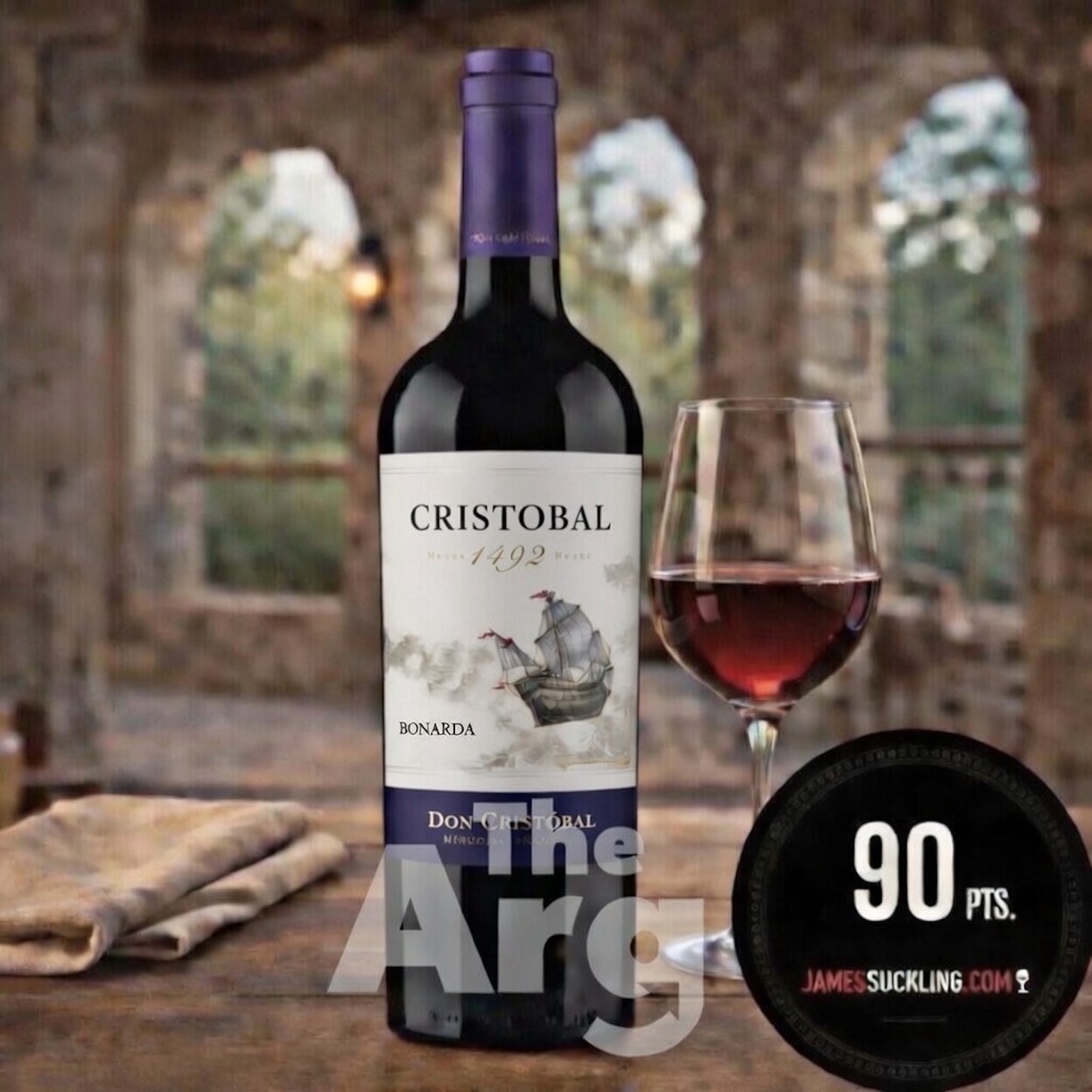 Cristóbal 1492 Bonarda – Mendoza Argentine Red Wine | 750 ml ( 6 Bottles )