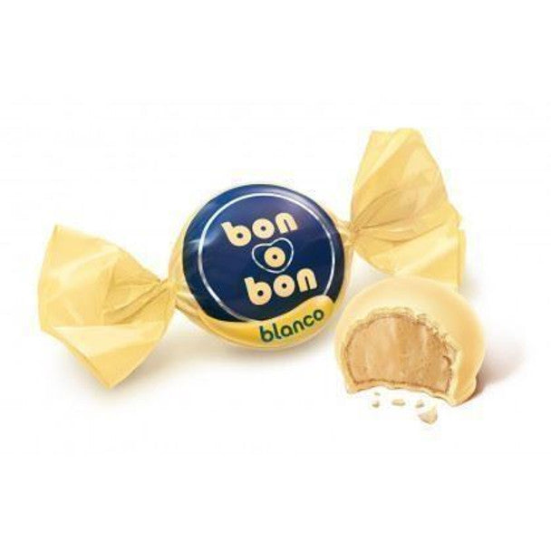 Bon O Bon White Chocolate Bombons with Peanut Cream Filling and Wafer 270g