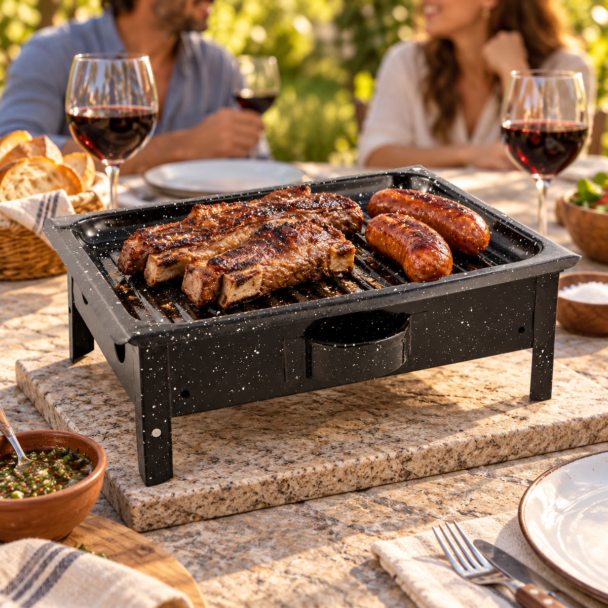 Argentine Tabletop Brasero – Brasero de Mesa, Made in Argentina