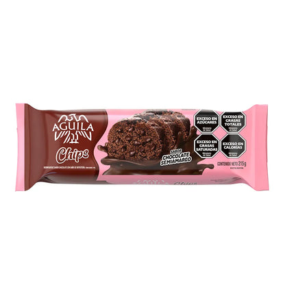Águila Black Budin Milk Chocolate with Chocolate Chips Pound Cake 215 g / 7.58 oz