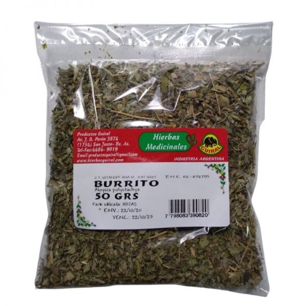 Burrito Hojas Secas Herbs with Digestive Properties 50g