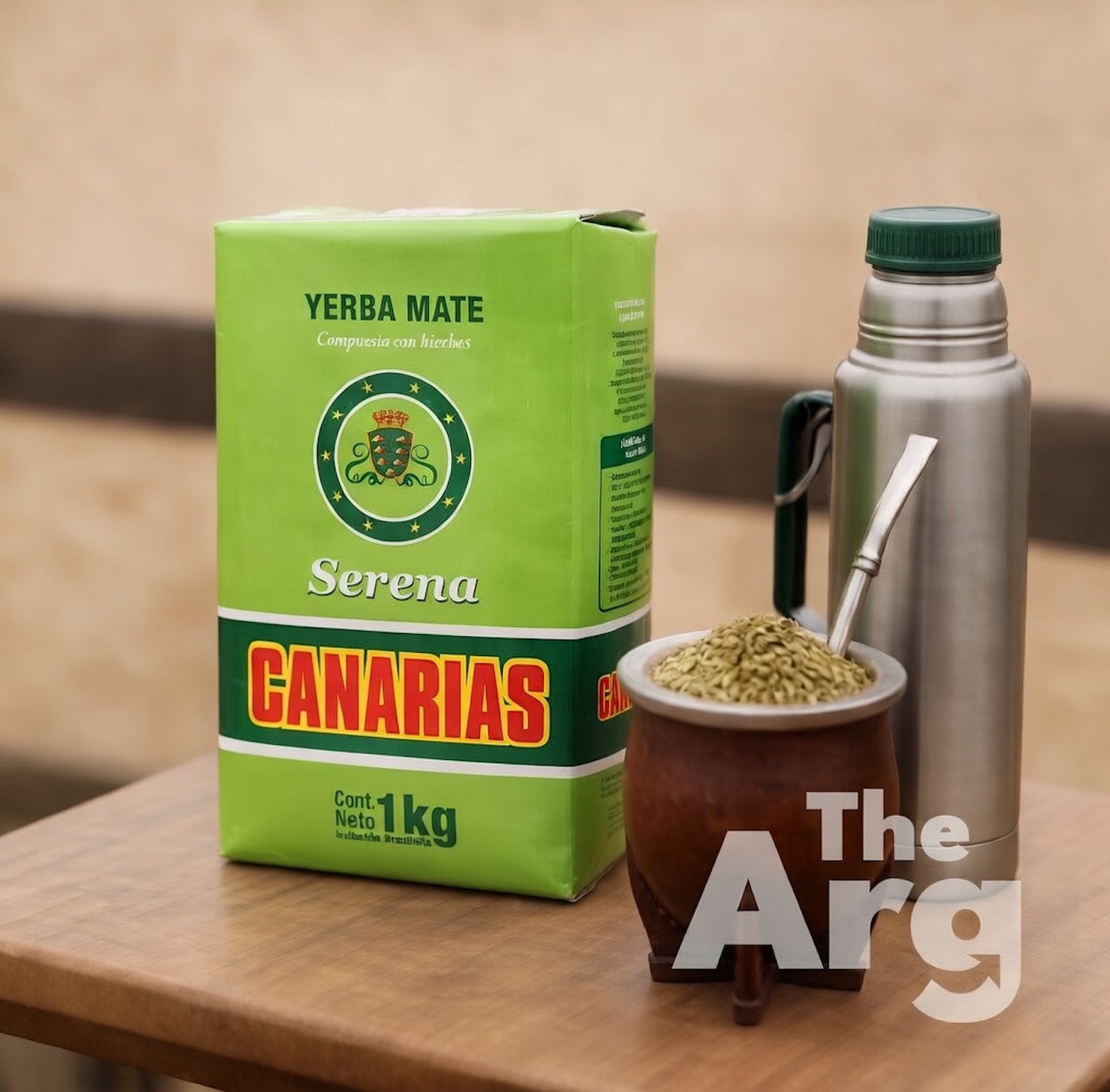 Canarias Serena Yerba Mate 1kg (2.2 lb) | Herbal Blend Uruguayan Style