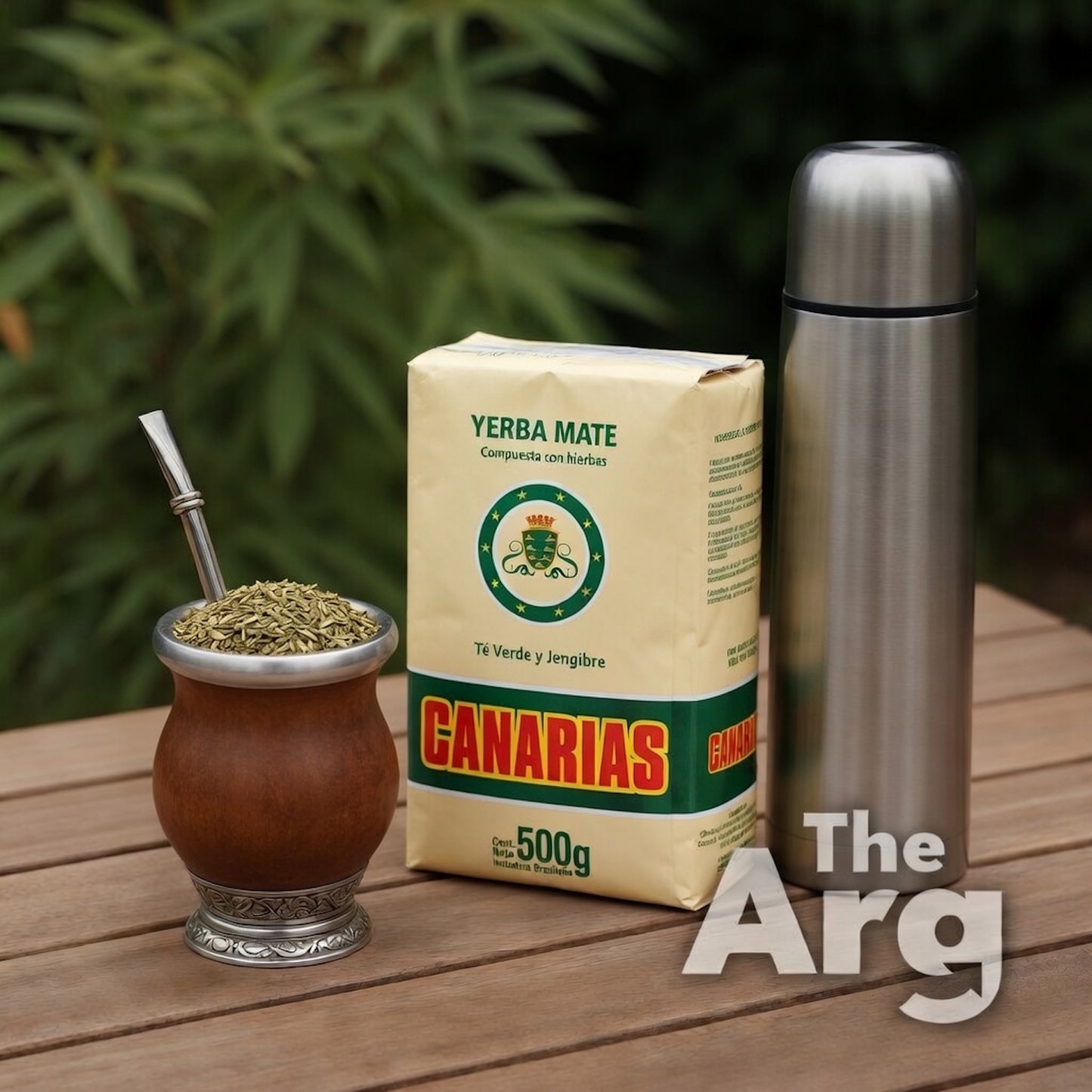 Canarias Yerba Mate with Green Tea and Ginger 500 g / 1.1 lb