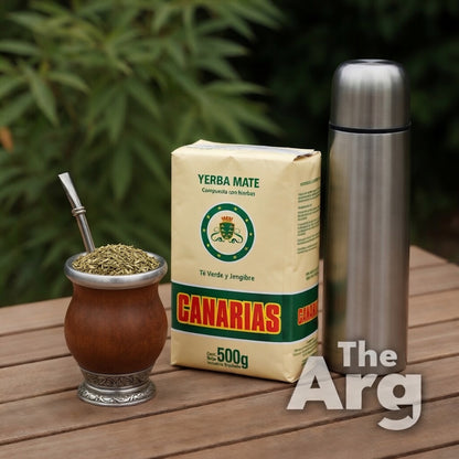 Canarias Yerba Mate with Green Tea and Ginger 500 g / 1.1 lb
