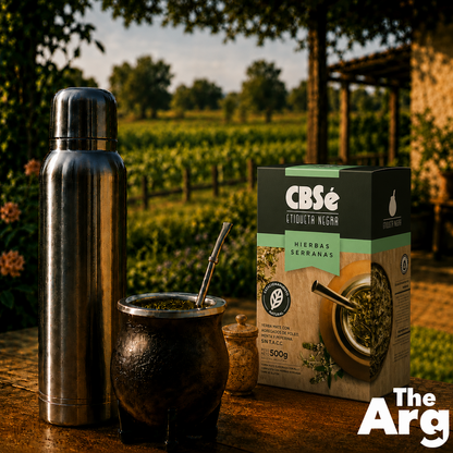 CBSe Black Label Yerba Mate with Mountain Herbs 500g | Argentine Mate Tea Blend