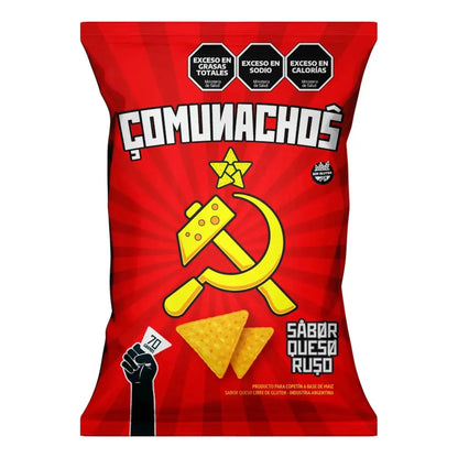 Comunachos Russian Cheese Nachos by Maixanas – Gluten-Free Argentine Snack (70 g)