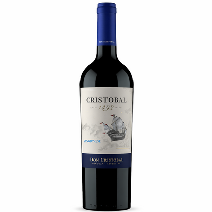 Cristóbal 1492 Sangiovese – Mendoza Argentine Red Wine | 750 ml ( 6 Bottles )