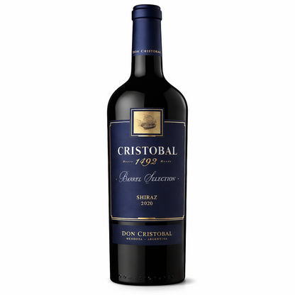 Don Cristóbal 1492 Barrel Selection Shiraz  – Mendoza Argentine Red Wine | 750 ml ( 6 Bottles )