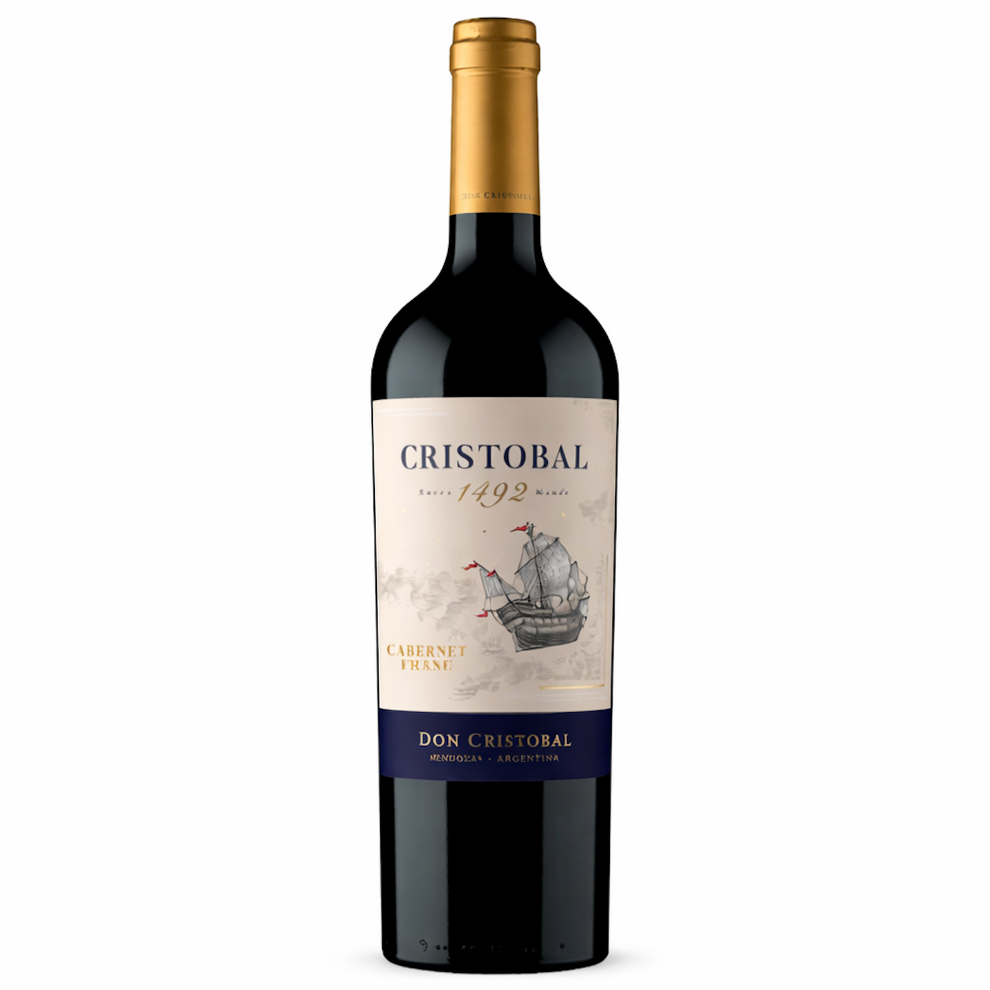 Cristóbal 1492 Cabernet Franc – Mendoza Argentine Red Wine | 750 ml ( 6 Bottles )