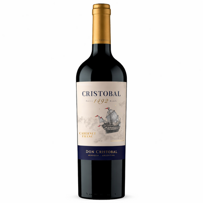 Cristóbal 1492 Cabernet Franc – Mendoza Argentine Red Wine | 750 ml ( 6 Bottles )
