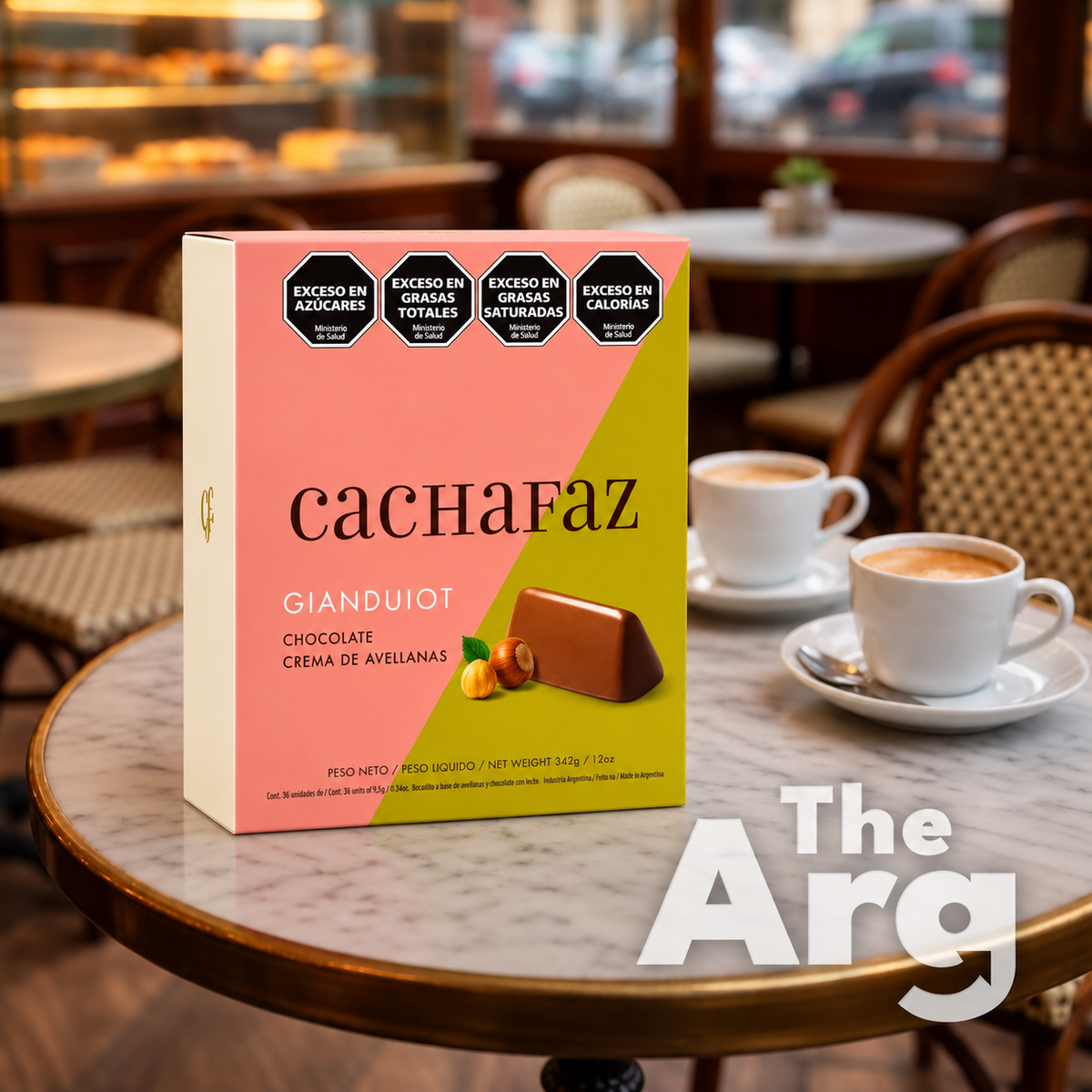 Cachafaz Gianduiot Milk Chocolate & Hazelnut Bites | 36 Pieces