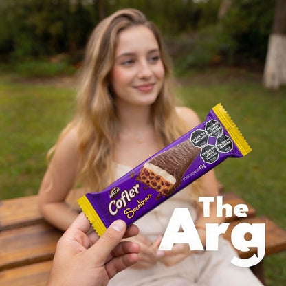 Arcor Cofler Chocolate Bar with Chocolinas 40g / 1.4oz