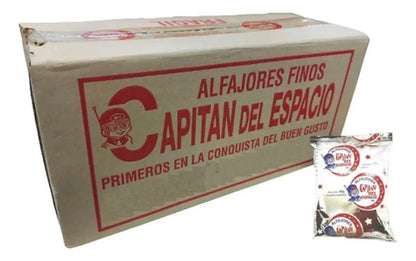 Alfajor Capitán del Espacio White Sugar Coated 40g /1.4 oz (Box of 36u.)