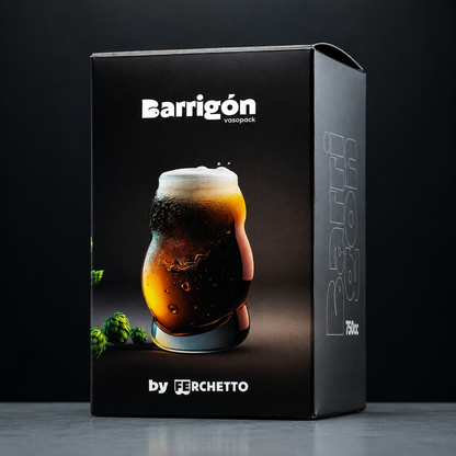 Ferchetto Barrigón Beer Glass – 750 ml | Argentine Belly-Shaped Glass