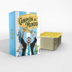 Mazo Argento Campeones del Mundo - Spanish Playing Cards