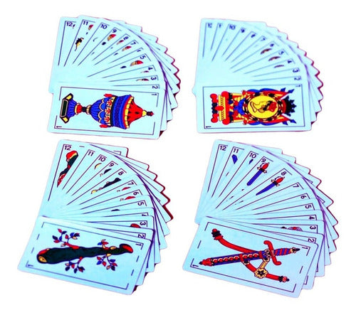 Naipes Cartas Españolas Deck Mazo for Chinchón, Escoba & Truco, 50 cards by Casino.