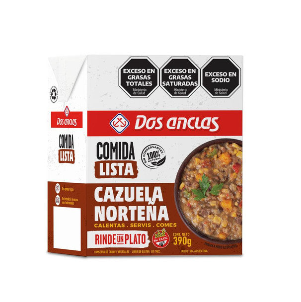 Dos Anclas Ready to Eat Cazuela Norteña Stew Gluten Free Comida Lista Cazuela Norteña 390 g / 13.75 oz