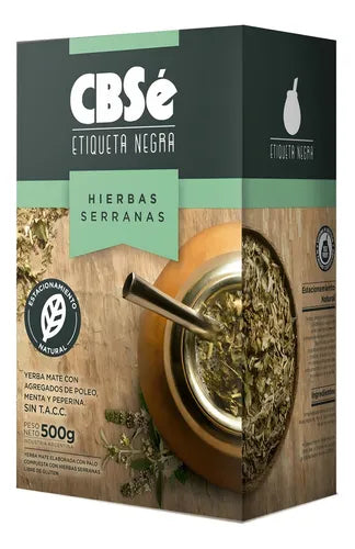 CBSe "Black Label" Yerba Mate with Mountain Herbs 500g / 1.1lb