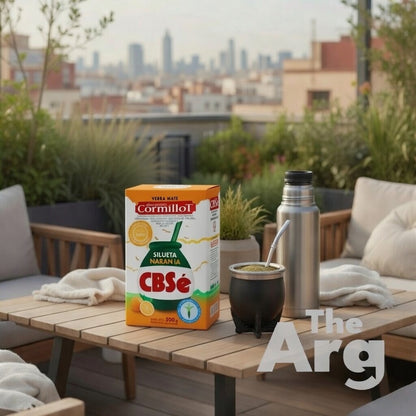 CBSÉ Cormillot Orange Flavored Yerba Mate | Naranja Silueta 500g
