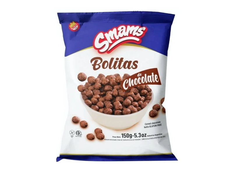 Smams Rich Chocolate Balls Cereal 150 g/5.3 Oz