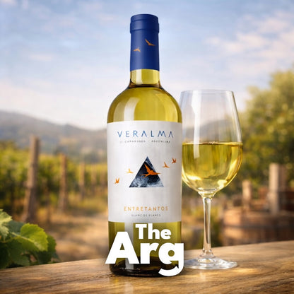 Entretantos Blanc de Blancs – Veralma Chardonnay Torrontés Argentine White Wine| 750 ml ( 6 Bottles )