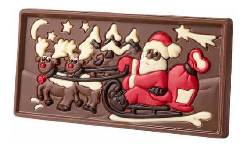 Rapanui Santa in Sleigh Chocolate Bar (100g)