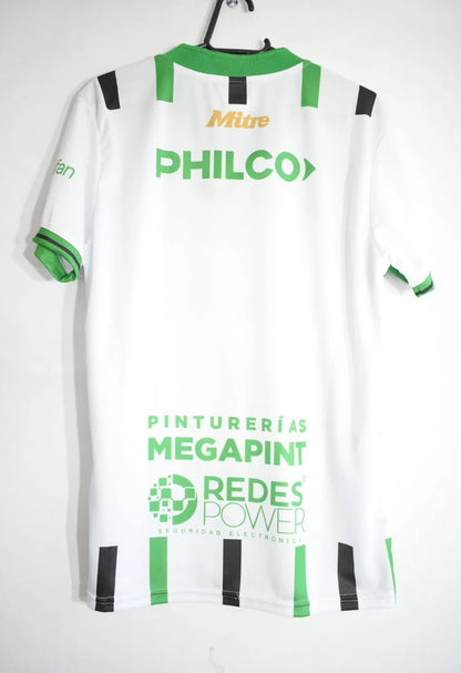 Camiseta de fútbol de visitante auténtica Nueva Chicago 24/25 Original Mitre Talla L