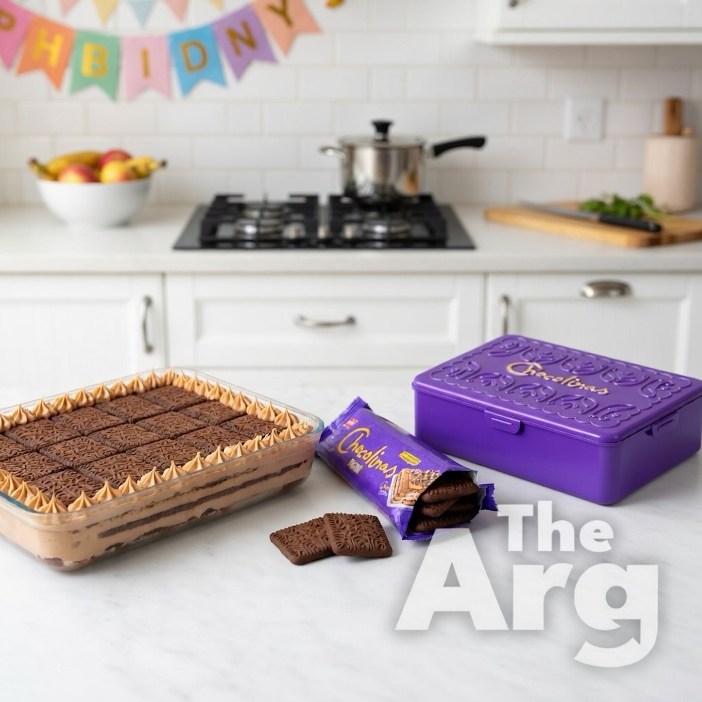 Official Chocotorta Dish by Chocolinas | Argentine Dessert Serving Dish