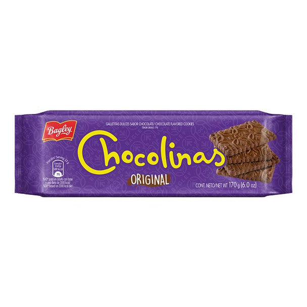 Chocolinas Chocolate Cookies 170 g / 6.0 oz PACK x3 Units
