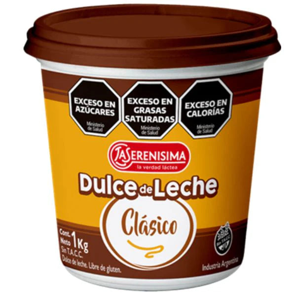 Dulce de Leche La Serenísima Clásico 1 kg / 2.2 lb