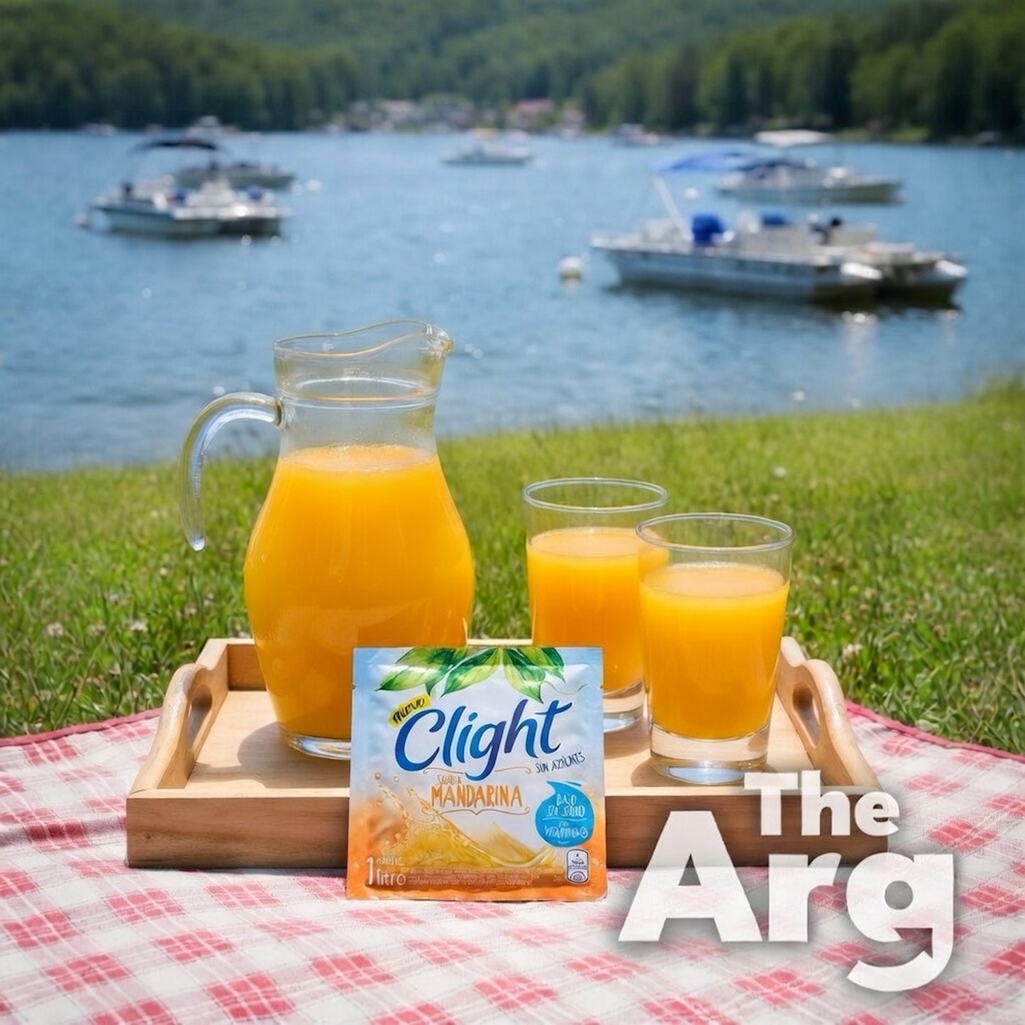 Clight Sugar Free Tangerine Powdered Juice Drink Mix Box 20 Sachets 160 g