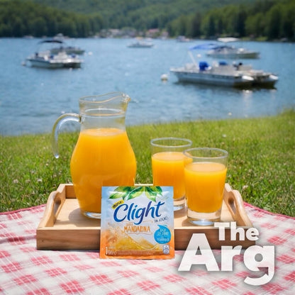 Clight Sugar Free Tangerine Powdered Juice Drink Mix Box 20 Sachets 160 g