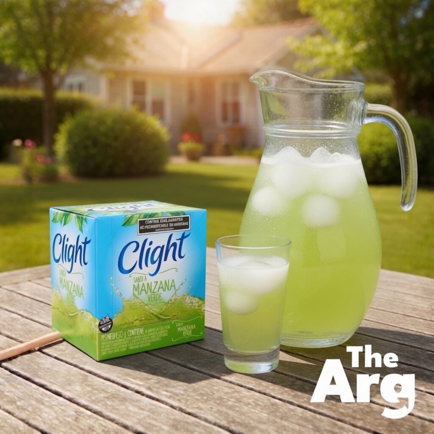 Clight Sugar Free Green Apple Powdered Juice 160 g Box of 20