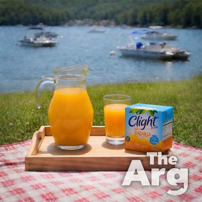 Clight Orange Powdered Juice Sugar Free | 20 Pack Box 160g / 5.6 oz