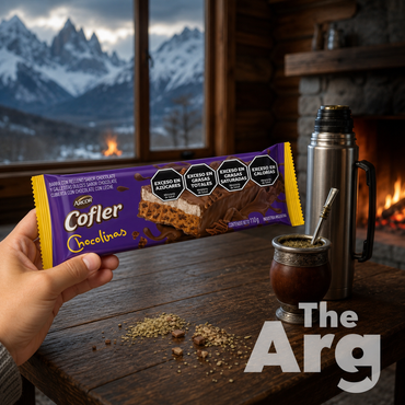 Arcor Cofler Chocolate Bar with Chocolinas Cookies 110g / 3.1oz | Argentine Chocolate Snack